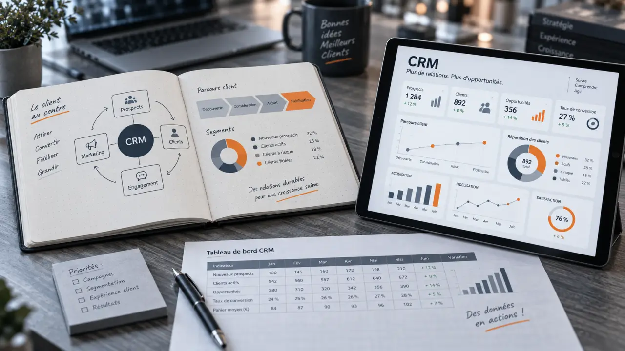 Formation customer relationship management : CRM et parcours client sur tableau de bord