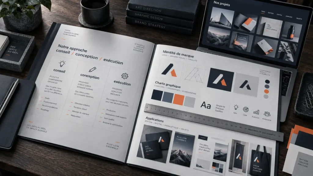 Agence de communication visuelle - Paris : portfolio, maquettes et devis en conception