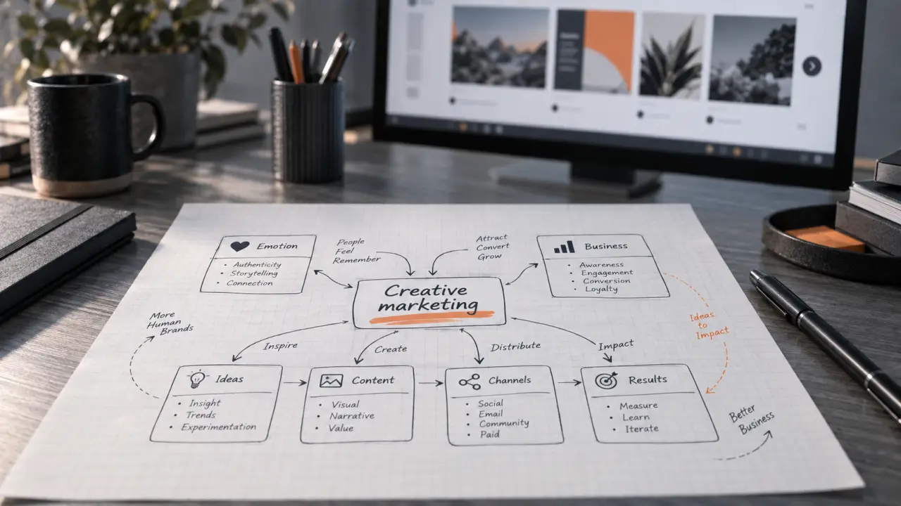 Creative marketing sur un plan : créativité et différenciation