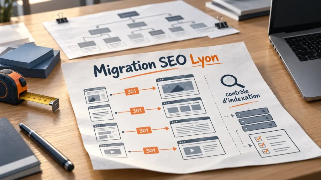 Refonte site internet Lyon : migration SEO, redirections 301